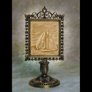 Lithophane Sunset Sail Lamp image 0