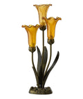 3 Lily Amber Accent Lamp image 1