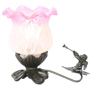 Cherub Trumpeting Tulip Lamp image 0