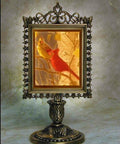Lithophane Cardinals Colored Accent Lamp image 0