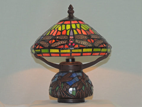 Dragonfly Mosaic Accent Lamp image 0