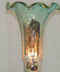 Cherub Lily Trumpeting Accent Lamp - 1000Z Mercury Teal/Silver image