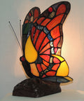 Butterfly Red Orange Accent Lamp image 0