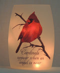 Cardinal Angel Vase Lamp image 0
