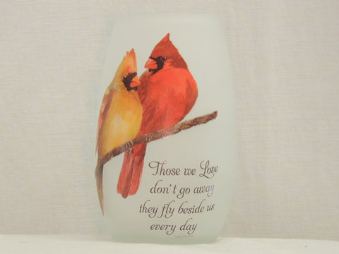 Cardinals Love Vase Lamp image 1