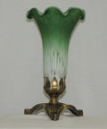 Lily Base Lamp Green White Lamp image 1