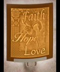 Faith Hope Love Night Light image 0