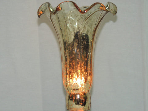 Cherub Lily Trumpeting Lamp - 1000C Mercury Gold image