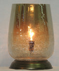 Bordeaux Smoke Luster Accent Lamp image 0