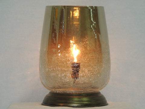 Bordeaux Smoke Luster Accent Lamp image 0