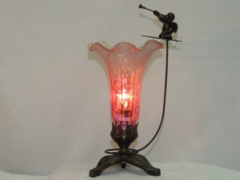 Cherub Lily Trumpeting Lamp image 0