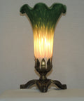 Lily Base Lamp Green White Lamp image 0