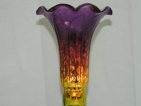 Cherub Lily Trumpeting Lamp - 1000E Mercury Purple/Green image