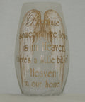 Angel Wings Vase Lamp Gold image 1