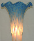 Cherub Lily Trumpeting Accent Lamp - 1000AB Blue/White image
