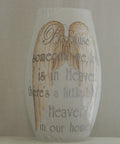 Angel Wings Vase Lamp Silver image 1