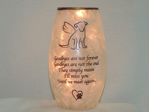 Dog Vase Accent Lamp image 0
