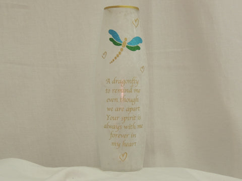Dragonfly Memory Lamp Vase Tall image 1