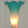 Cherub Lily Trumpeting Lamp - 1000AG Teal/White image