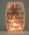 Angel Wings Vase Lamp Silver Small image 0