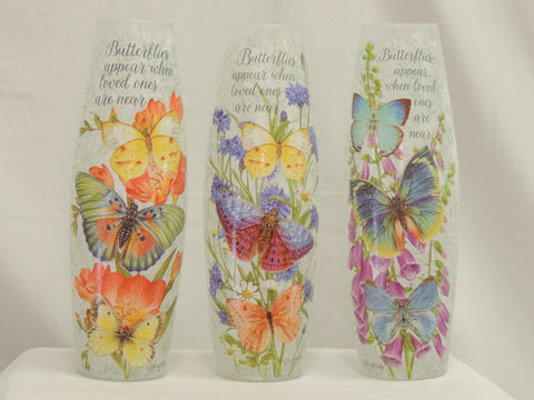 Butterfly Kisses Lamp Vase