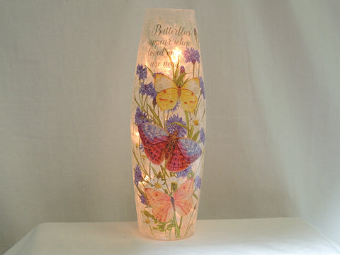 Butterfly Kisses Lamp Vase
