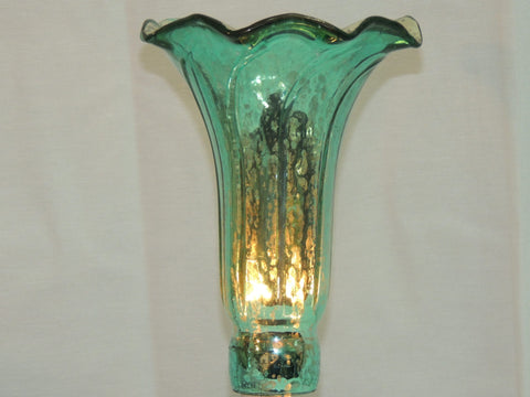 Lily and Tulip Shades Replacements - Teal Mercury Lily image