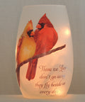 Cardinals Love Vase Lamp image 0