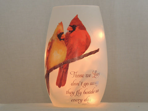 Cardinals Love Vase Lamp image 0