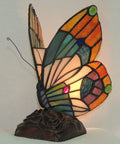 Butterfly Orange Ivory Multi-Color Accent Lamp image 0