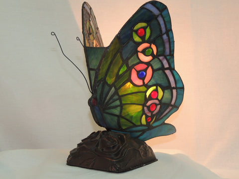 Butterfly Blue Multi-Color Memory Lamp image 0