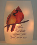 Cardinals Appear Vase Lamp image 0
