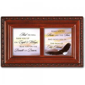 On Eagles Wings Petite Music Box image 0
