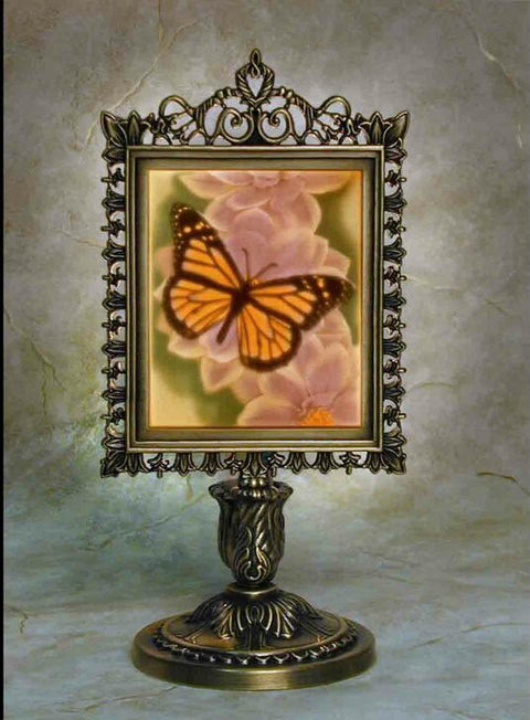 Lithophane Butterfly Colored Accent Lamp image 0